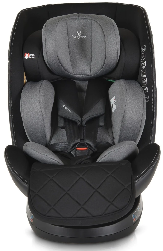 Детское автокресло cangaroo castor i-size grey 7
