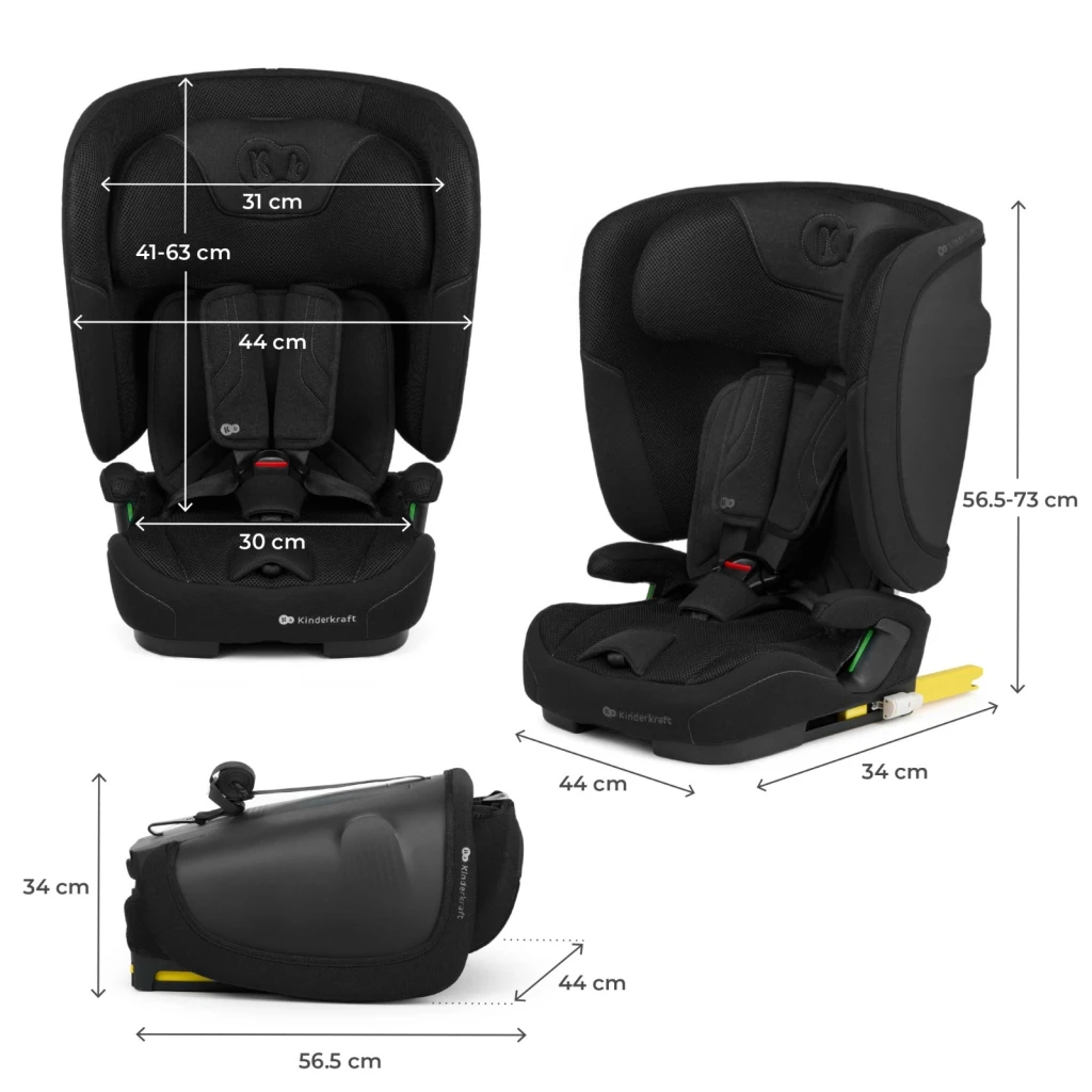 Детское автокресло kinderkraft fix2go i-size black (kcfi2go0blk0000) 8