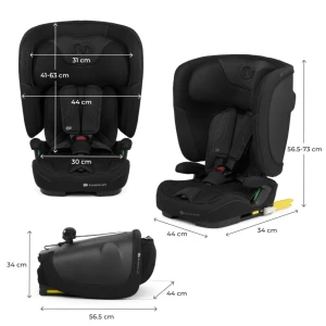 Детское автокресло kinderkraft fix2go i-size black (kcfi2go0blk0000) Thumbnail 8