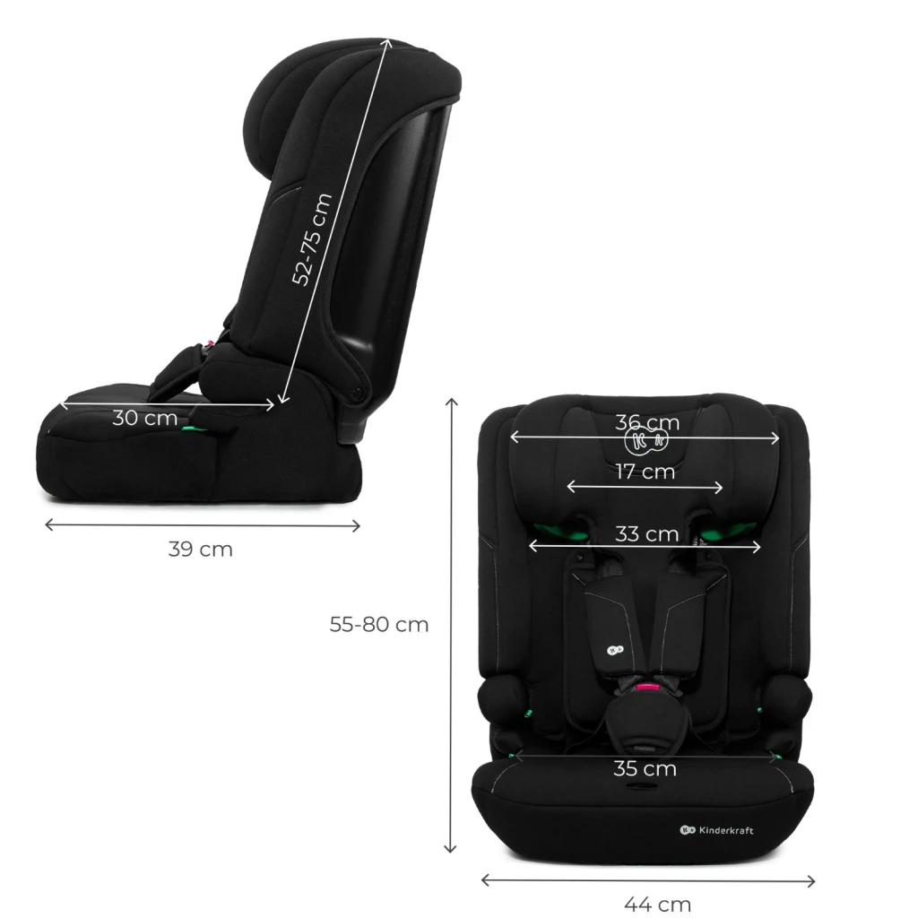 Детское автокресло kinderkraft i-comfy i-size black (kcicom00blk0000) 9