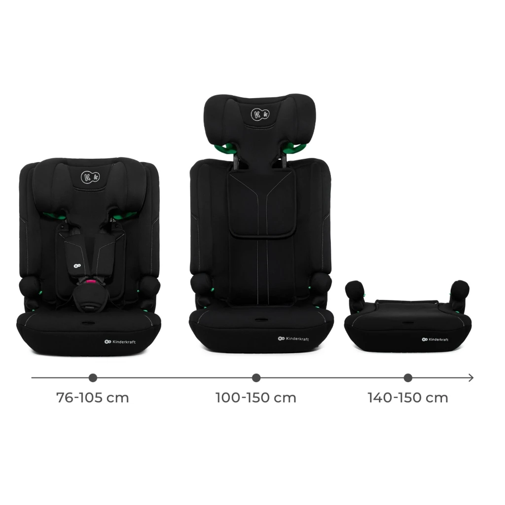 Детское автокресло kinderkraft i-comfy i-size black (kcicom00blk0000) 3