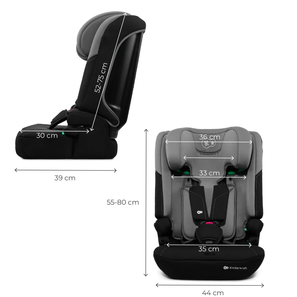 Детское автокресло kinderkraft i-comfy i-size dark grey (kcicom00dgr0000) 6