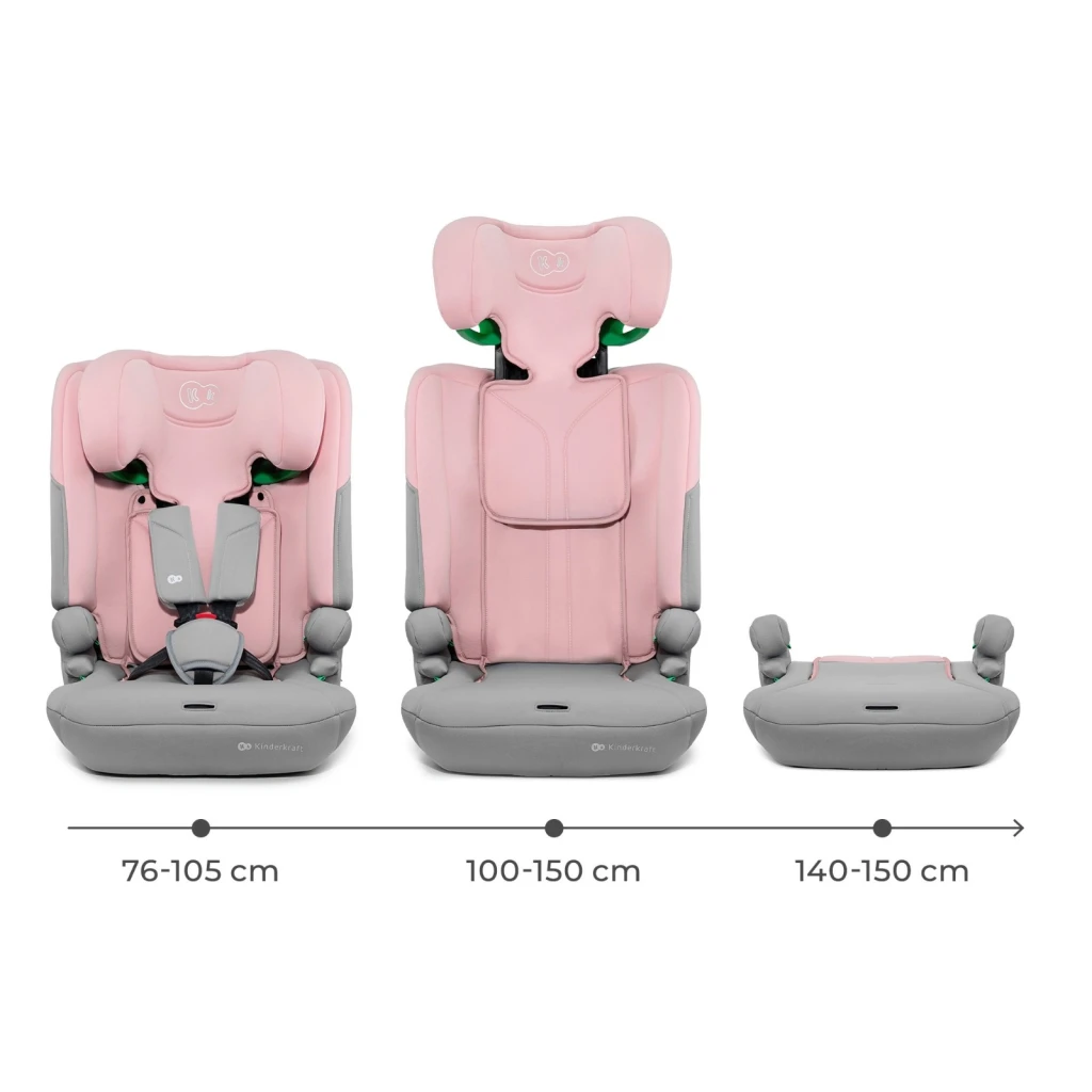Детское автокресло kinderkraft i-comfy i-size pink (kcicom00pnk0000) 6