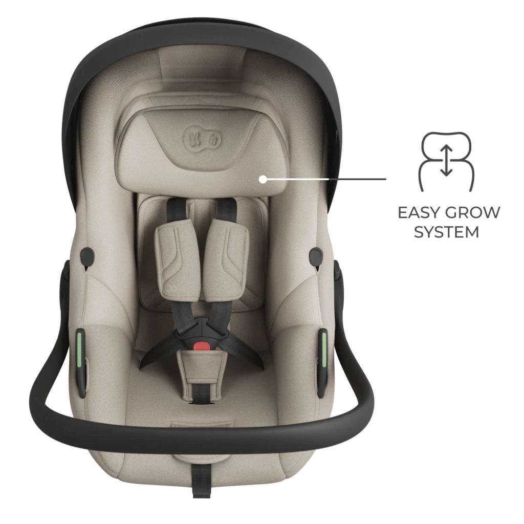 Scaun auto pentru copii kinderkraft i-light beige (kcilit00beg0000) 5