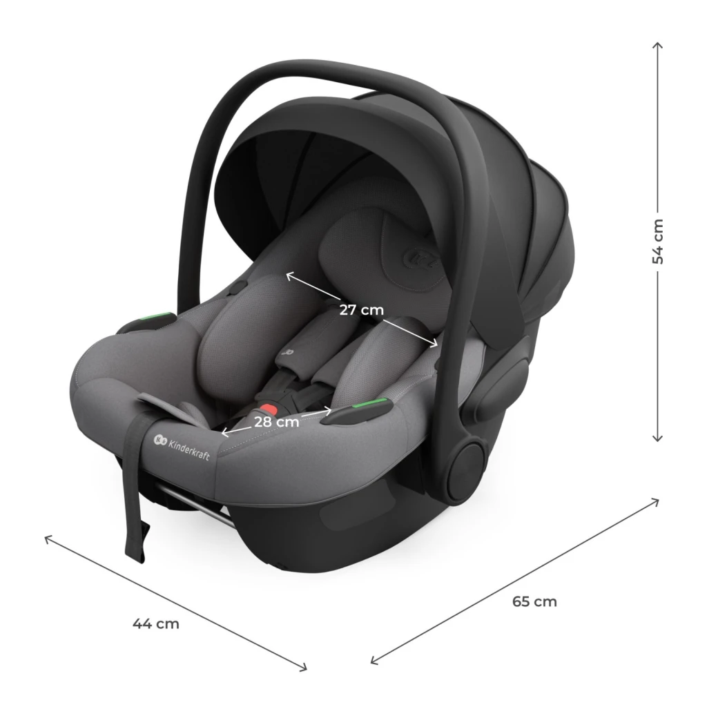 Детское автокресло kinderkraft i-light cool grey (kcilit00gry0000) 8