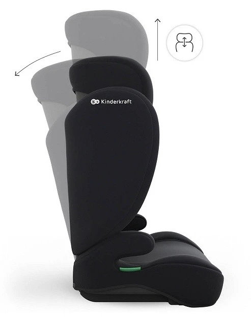 Детское автокресло kinderkraft i-spark 2 plus i-size black (kcispa02blkpl00) 3