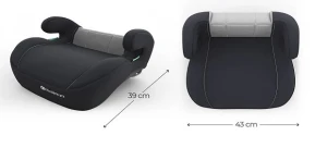 Scaun auto pentru copii kinderkraft i-spark 2 plus i-size grey (kcispa02grypl00) Thumbnail 9