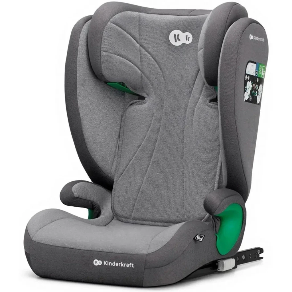 Scaun auto pentru copii kinderkraft junior fix 2 i-size graphite black (kcjufi20blk0000) 13