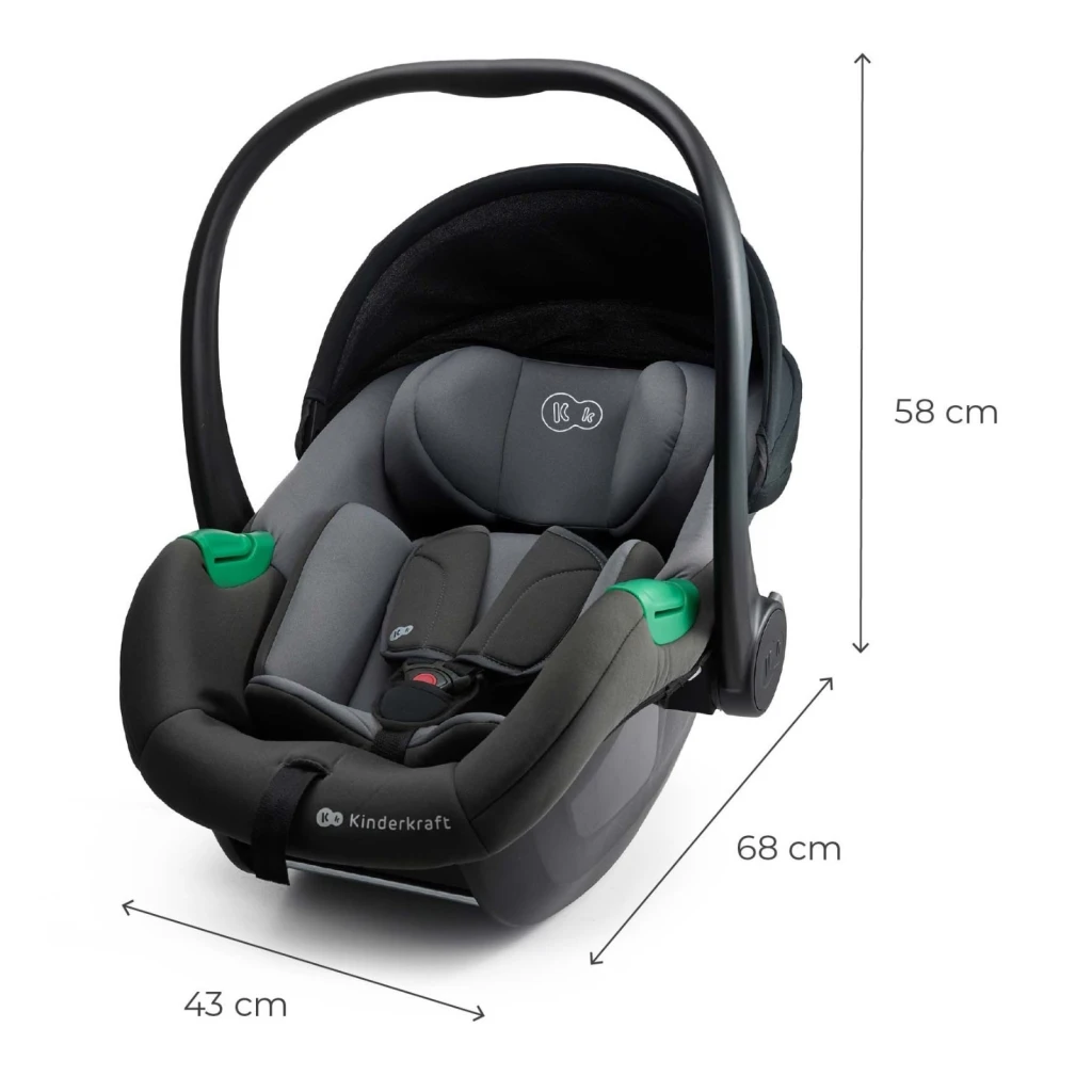Детское автокресло kinderkraft mink pro 2 i-size grey (kcminpr2gry0000) 5