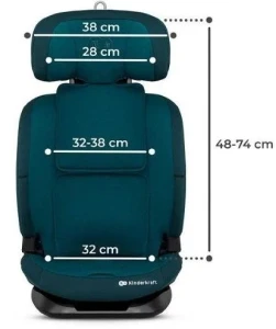 Детское автокресло kinderkraft oneto 3 i-size harbor blue (kcone300blu0000) Thumbnail 8