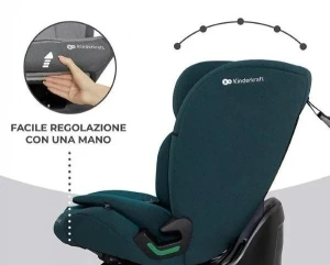 Детское автокресло kinderkraft oneto 3 i-size harbor blue (kcone300blu0000) Thumbnail 7