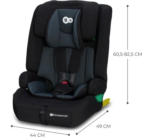 Детское автокресло kinderkraft safety fix 2 i-size black (kcsafi02blk0000) 2