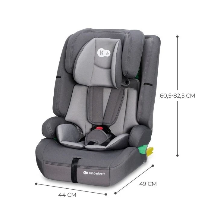 Детское автокресло kinderkraft safety fix 2 i-size grey (kcsafi02gry0000) 8