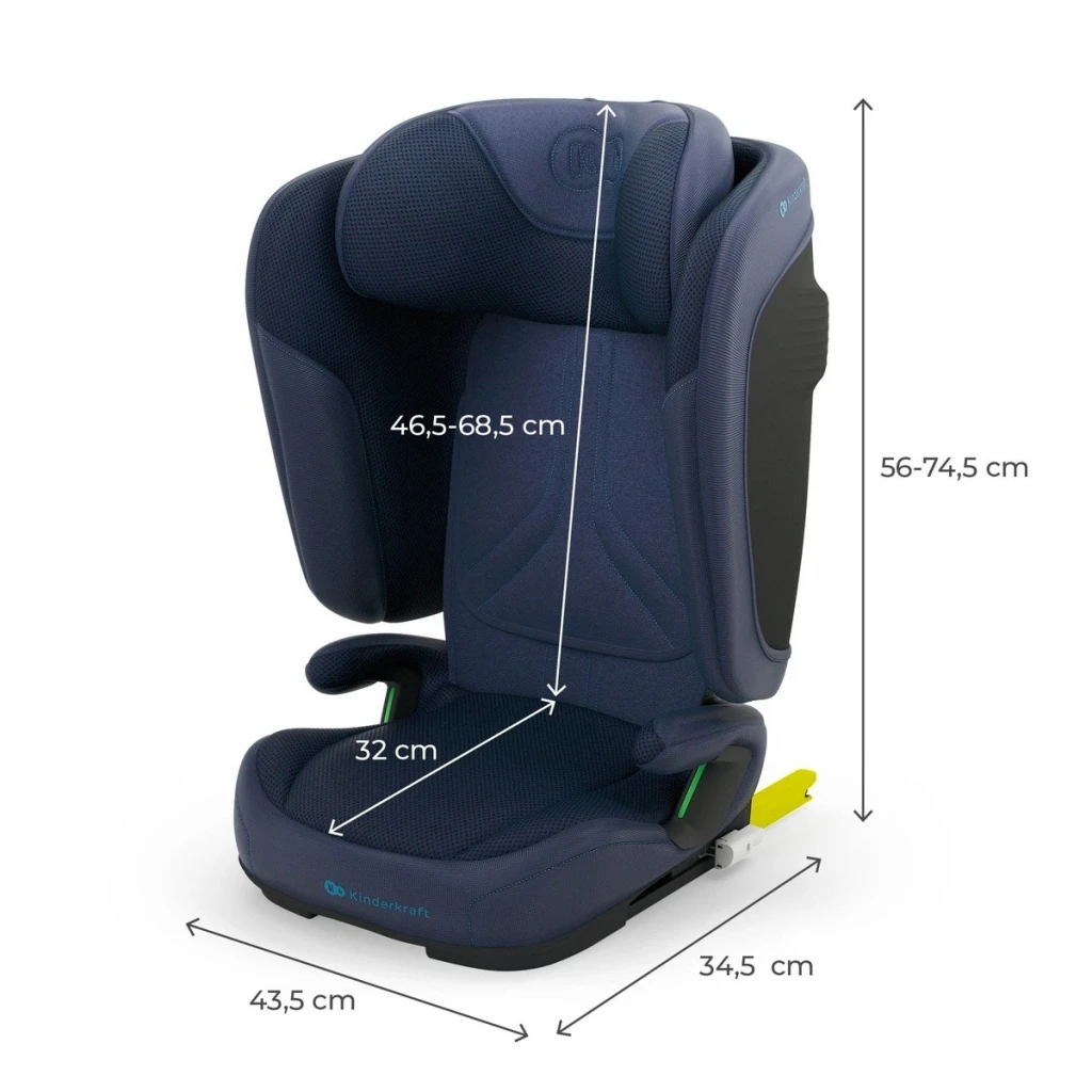 Детское автокресло kinderkraft unity 2 navy (kcunit02nav0000) 3