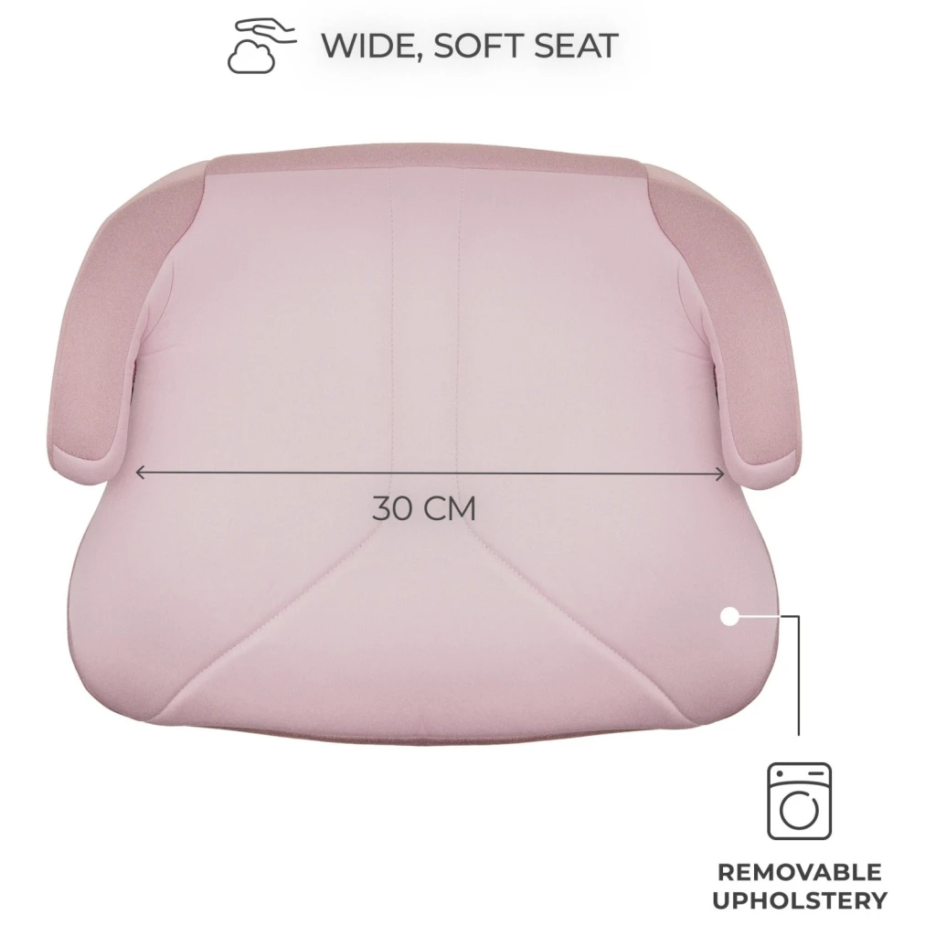 Scaun auto-buster kinderkraft i-boost 2 i-size pink (kciboo02pnk0000) 3