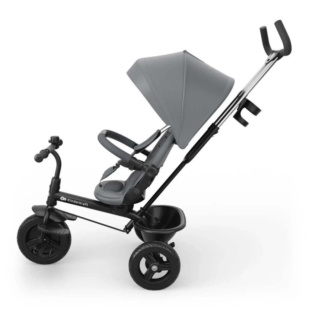 Детский велосипед kinderkraft aston 2 plus grey (krasto02grypl00) 8