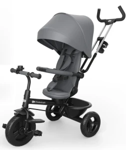 Bicicletă pentru copii kinderkraft aston 2 plus grey (krasto02grypl00)