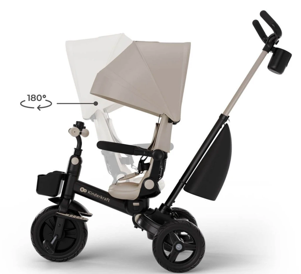 Bicicletă pentru copii kinderkraft aveo 2 plus beige (kraveo02beg0000) 4