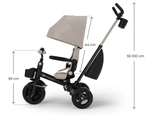 Bicicletă pentru copii kinderkraft aveo 2 plus beige (kraveo02beg0000) Thumbnail 7