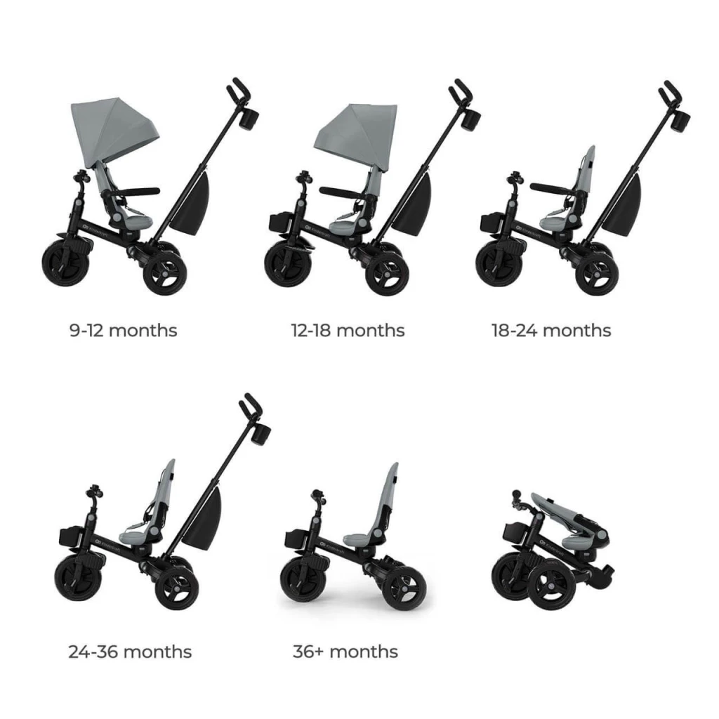 Bicicletă pentru copii kinderkraft aveo 2 plus grey (kraveo02gry0000) 2