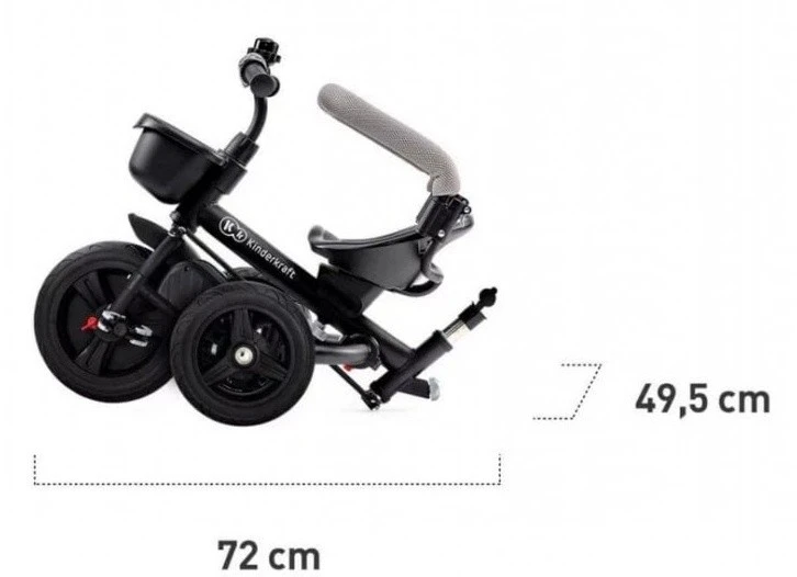 Bicicletă pentru copii kinderkraft aveo malachite grey (kraveo00gry0000) 9