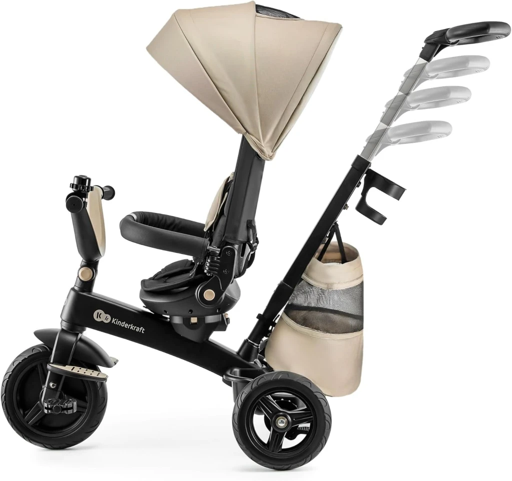 Детский велосипед kinderkraft easytwist beige (kreasy00beg0000) 2