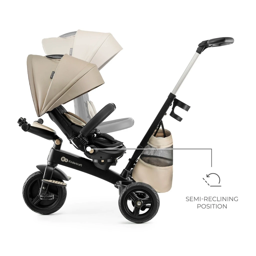Детский велосипед kinderkraft easytwist beige (kreasy00beg0000) 6