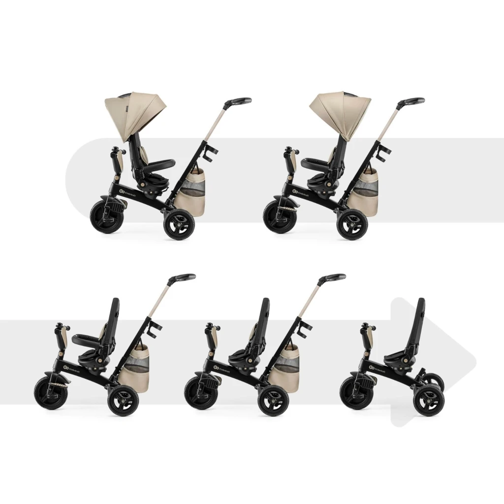 Детский велосипед kinderkraft easytwist beige (kreasy00beg0000) 4