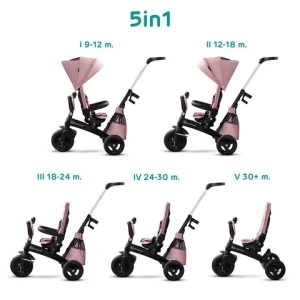 Bicicletă pentru copii kinderkraft easytwist pink (kkretwipnk0000) Thumbnail 4