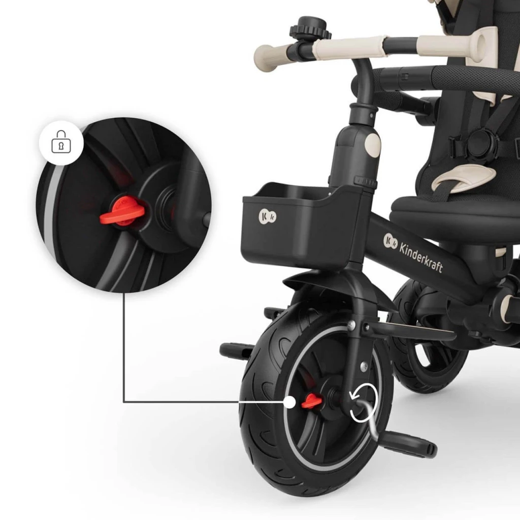 Bicicletă pentru copii kinderkraft spinstep 2 plus beige (krspst02begpl00) 3