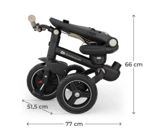 Bicicletă pentru copii kinderkraft spinstep 2 plus beige (krspst02begpl00) Thumbnail 9