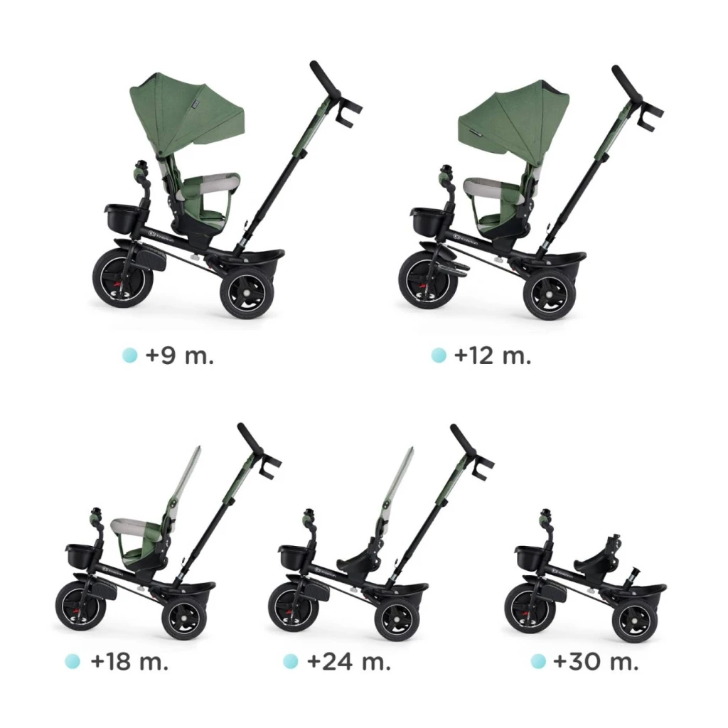 Bicicletă pentru copii kinderkraft spinstep green (krspst00gre0000) 14