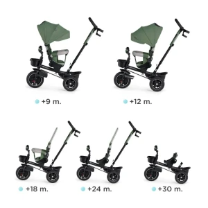 Bicicletă pentru copii kinderkraft spinstep green (krspst00gre0000) Thumbnail 14