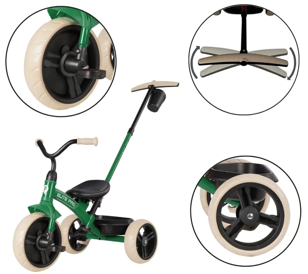 Bicicletă pentru copii qplay elite pro green 13