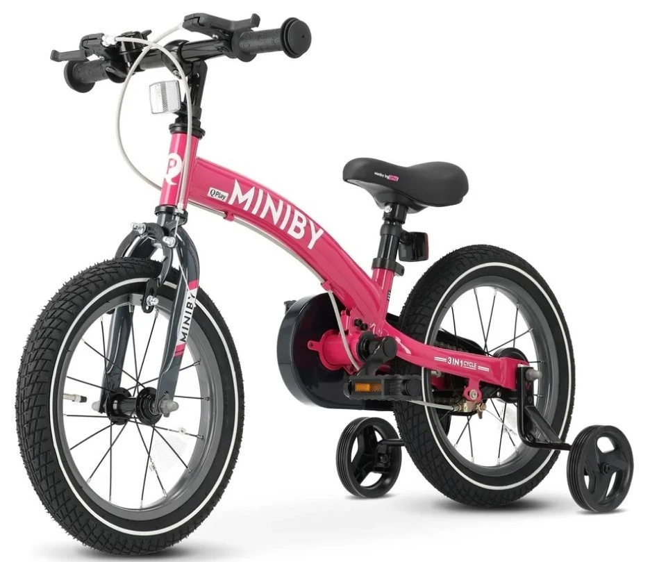 Bicicletă pentru copii qplay miniby 3in1 14 grey 10