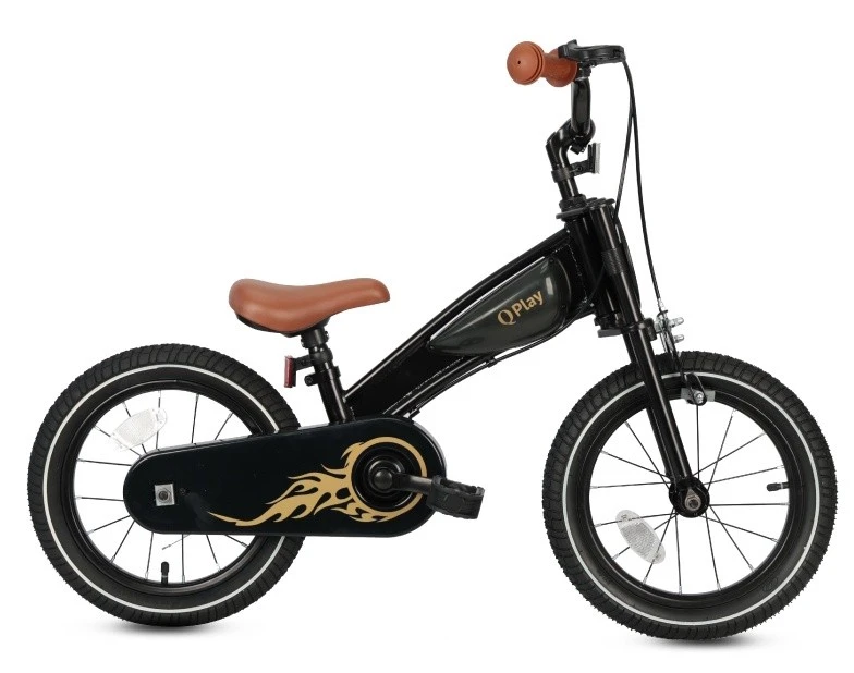 Bicicletă pentru copii qplay motor 3in1 14 black 2