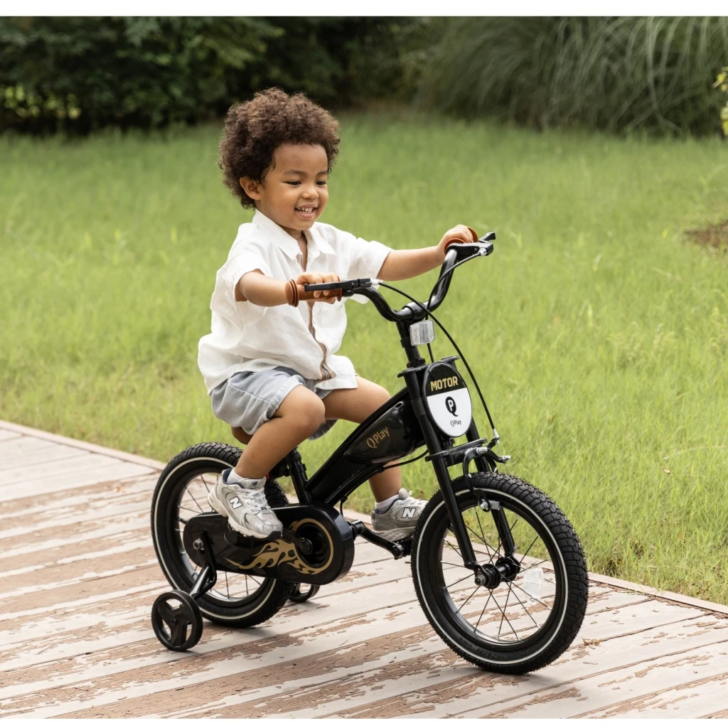 Bicicletă pentru copii qplay motor 3in1 14 black 7