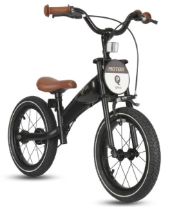 Bicicletă pentru copii qplay motor 3in1 14 black Thumbnail 4