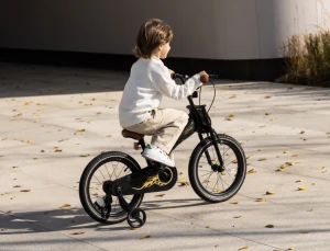 Bicicletă pentru copii qplay motor 3in1 16 black Thumbnail 4