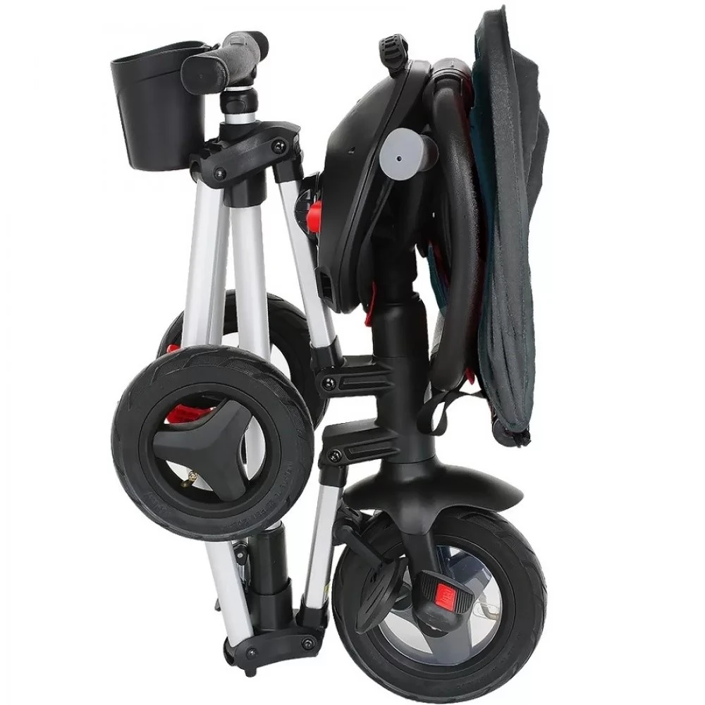Детский велосипед qplay nova plus rubber black 5