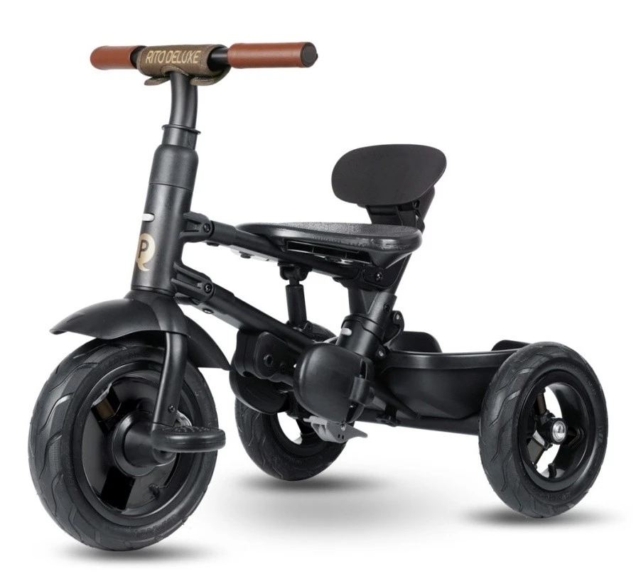 Детский велосипед qplay rito deluxe brown 5