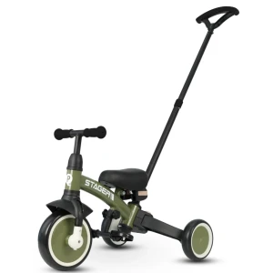 Bicicletă pentru copii qplay stager 3 in1 green