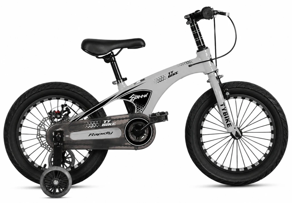 Детский велосипед tybike bk-08 14 black 4
