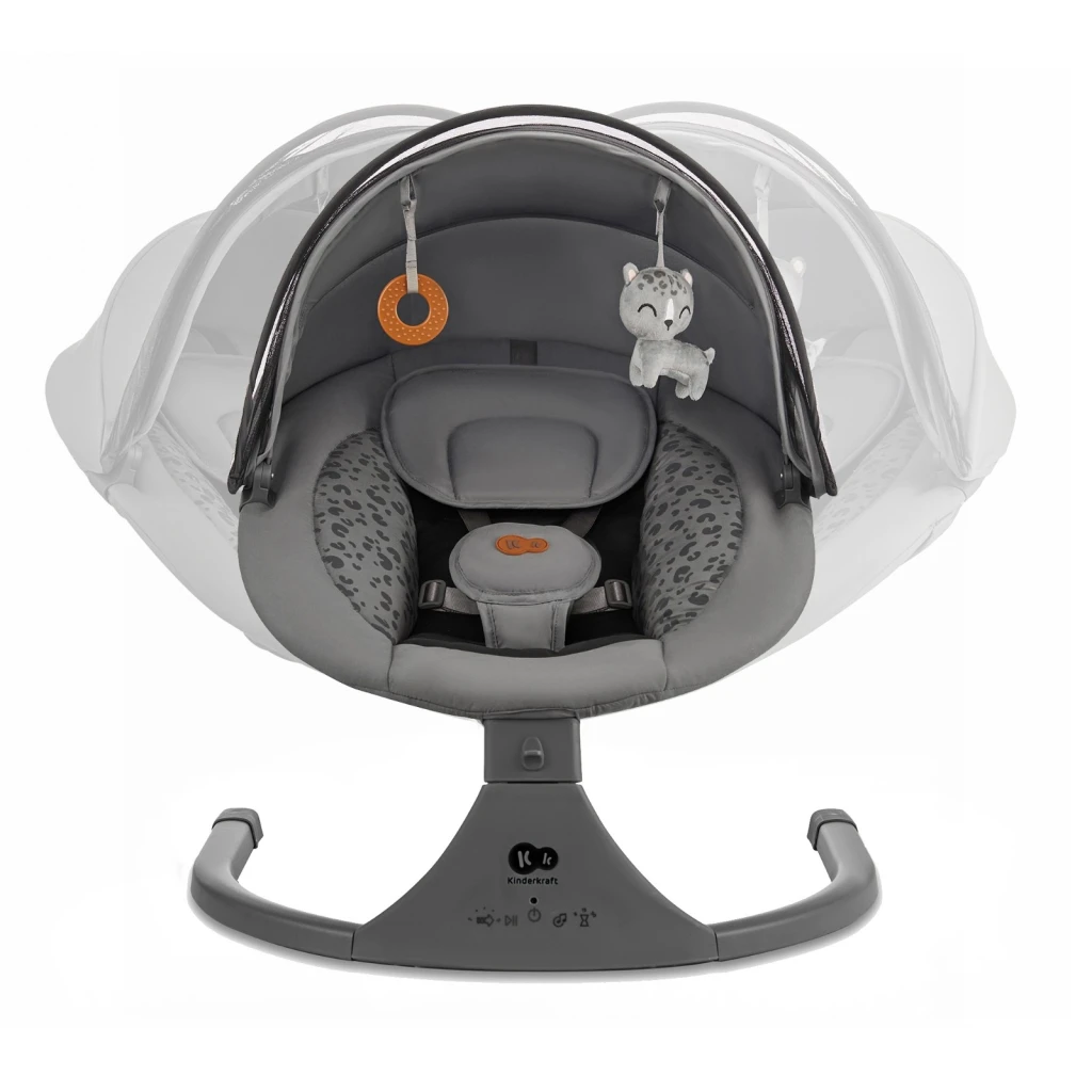 Leagăn pentru bebeluși kinderkraft lumi 2 dark grey (kblumi02dgr0000) 3