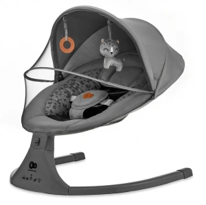 Leagăn pentru bebeluși kinderkraft lumi 2 dark grey (kblumi02dgr0000) Thumbnail 4