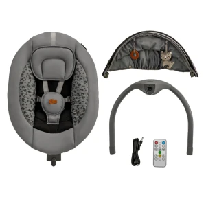 Leagăn pentru bebeluși kinderkraft lumi 2 dark grey (kblumi02dgr0000) Thumbnail 6
