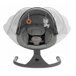 Leagăn pentru bebeluși kinderkraft lumi 2 dark grey (kblumi02dgr0000) Thumbnail 3