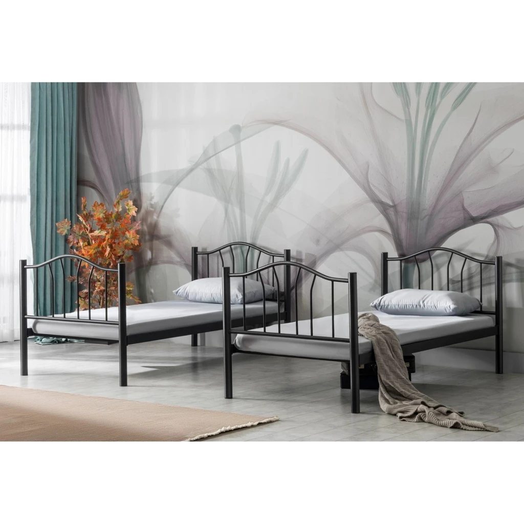 Pat supraetajat evger r-25 90x200cm black 4