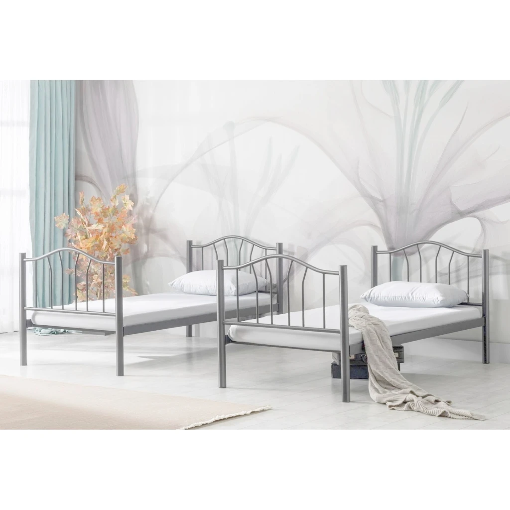 Двухъярусная кровать evger r-25 90x200cm grey 3