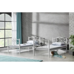 Двухъярусная кровать evger r-50 90x200cm white Thumbnail 3